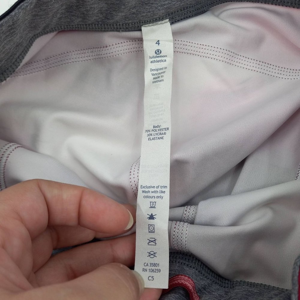 Lululemon What The Sport Short II In Pigment Wind Berry Rumble Multi Running 4 - Picture 9 of 12